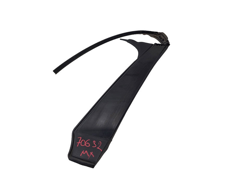 103236300C ⭕ 16-20 Tesla Model X B-Pillar Applique Glass Left w/ Rubber Seal 1032363-00-C