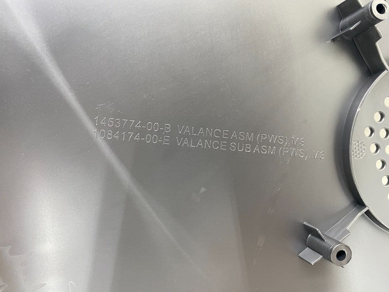 1084174 00 E 2017-2023 Tesla Model 3 M3 Front Bumper Lower Valance Under Tray Diffuser Shield