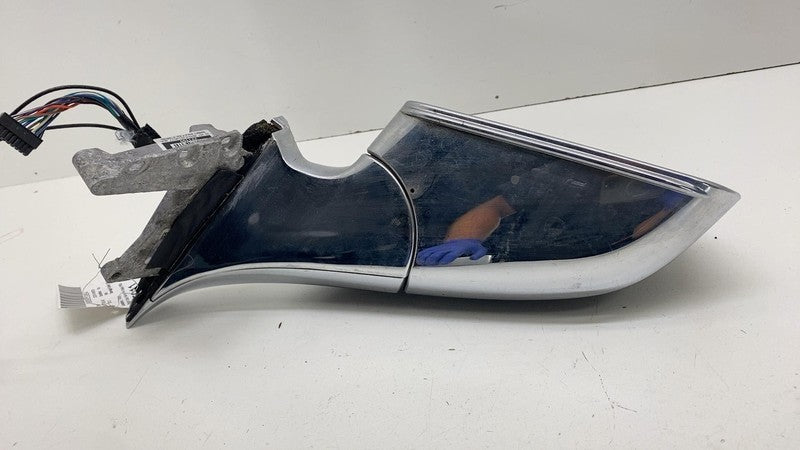 ⭕ 12-15 Model S Passenger Side Exterior Rear View Door Mirror Right Black - PBSB