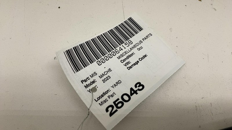 LJ5BR254A40ABW ⭕21-23 Ford Mustang Mach-E Rear Right B-Pillar Applique Molding LJ5B-R254A40-ABW