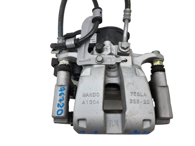 118878100A ⭕ 2020-2024 Tesla Model Y Rear Left Caliper w/ Brake Line Hose BASE 1044623-00-I