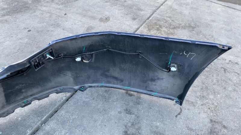600817900E 2012-2015 Tesla Model S MS Rear Bumper Cover w/ Park Sensor & Harness Blue PPSB