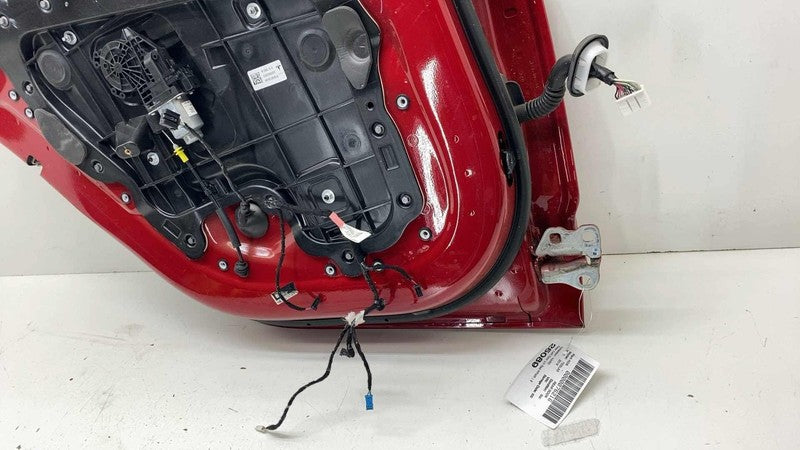 ⭕ 2017-2020 Tesla Model 3 M3 Rear Driver Side Door Shell Panel Left LH Red PPMR