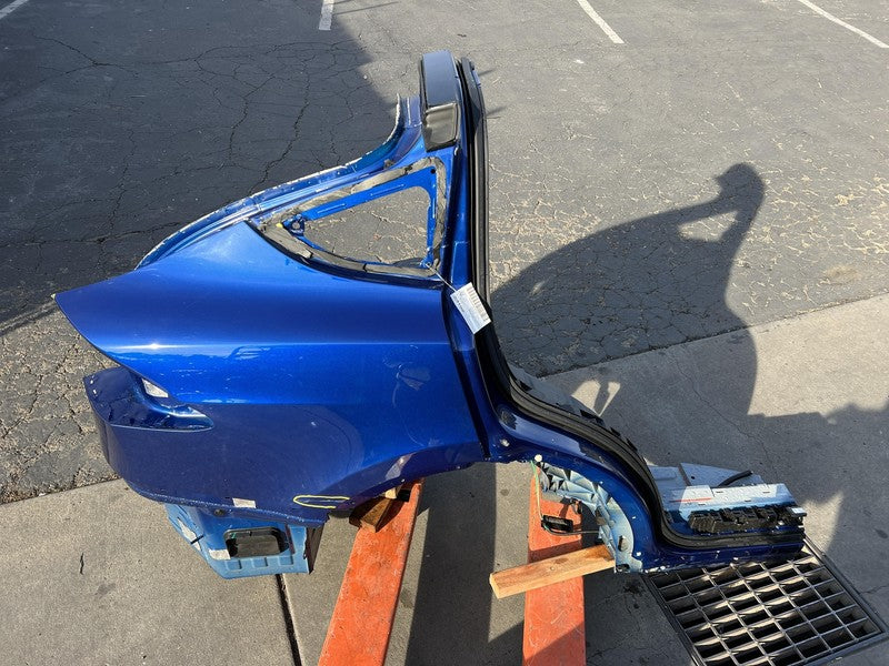 ⭕ 2016-2020 Tesla Model X MX Rear Passenger Right Quarter Panel Cutout Blue PPSB
