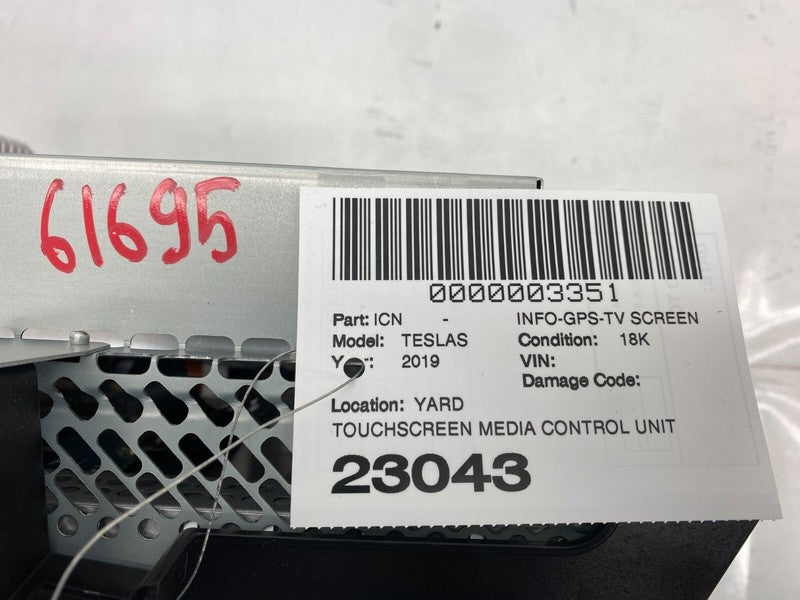 ⭕ 16-20 Model S X Media Control Unit MCU with Display Infotainment 145