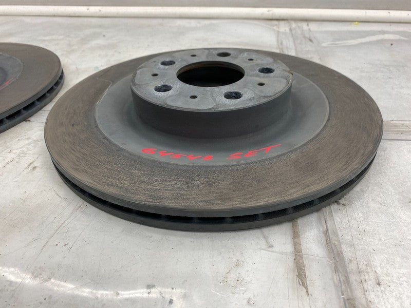 ⭕ 2017-2023 Tesla Model 3 PAIR Rear Left & Right Brake Disc Rotor Base Cast Iron