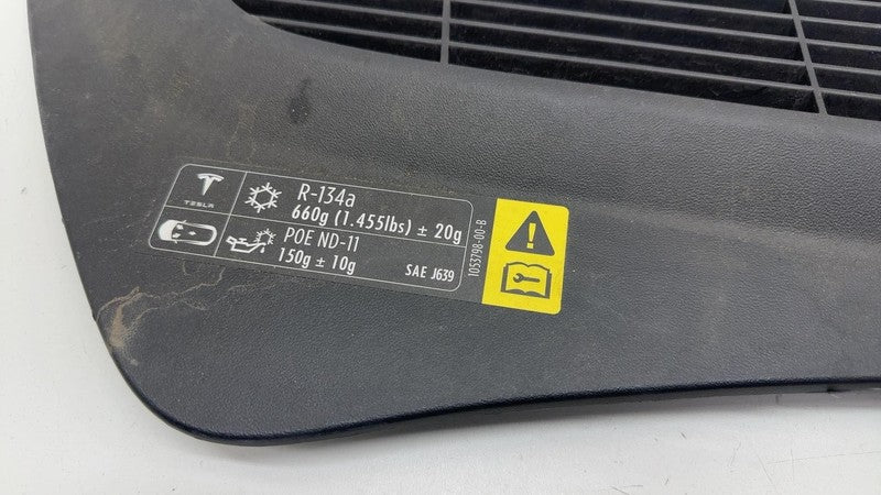 ⭕ 17-23 Tesla Model 3 Windshield Cowl Panel Rear Apron Grille Cover 10