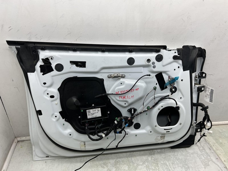 2012-2015 Tesla Model S Front Driver Side Door Shell Panel Left Used White PBCW