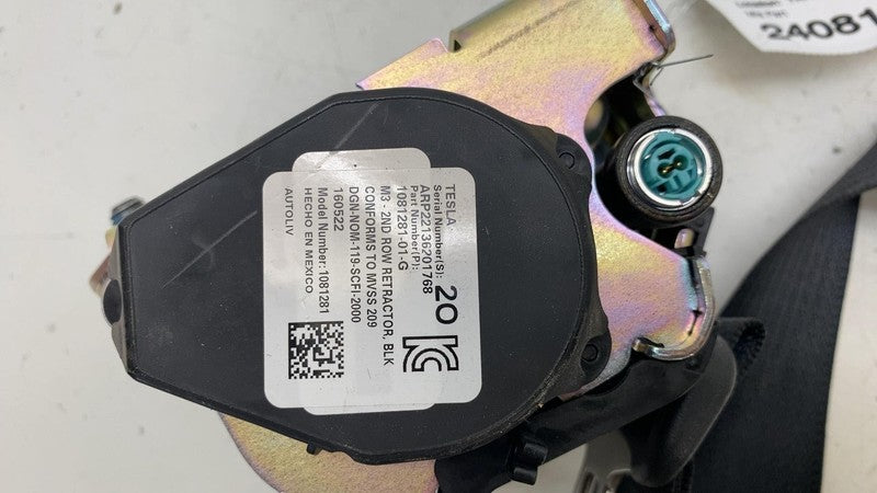 ⭕17-23 Tesla Model 3 Rear Left or Right 2nd Row Seat Belt Retractor 10