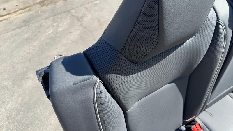 ⭕ 24-25 Tesla Cybertruck Rear 2nd Row Seat Upper & Lower Cushion Black Complete