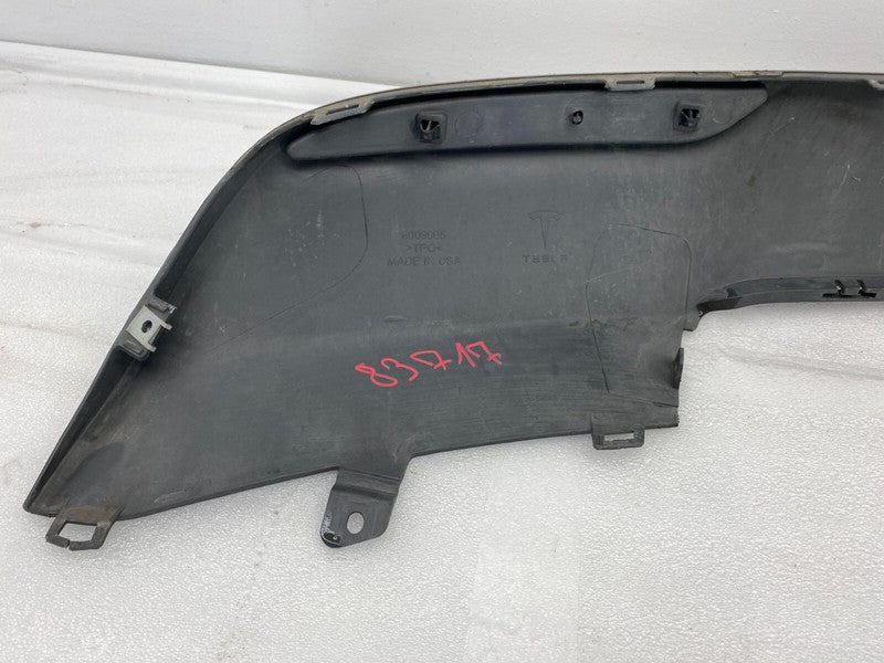 ⭕ 12-15 Model S MS Rear Bumper Lower Valance Diffuser Cover w/ Reflect