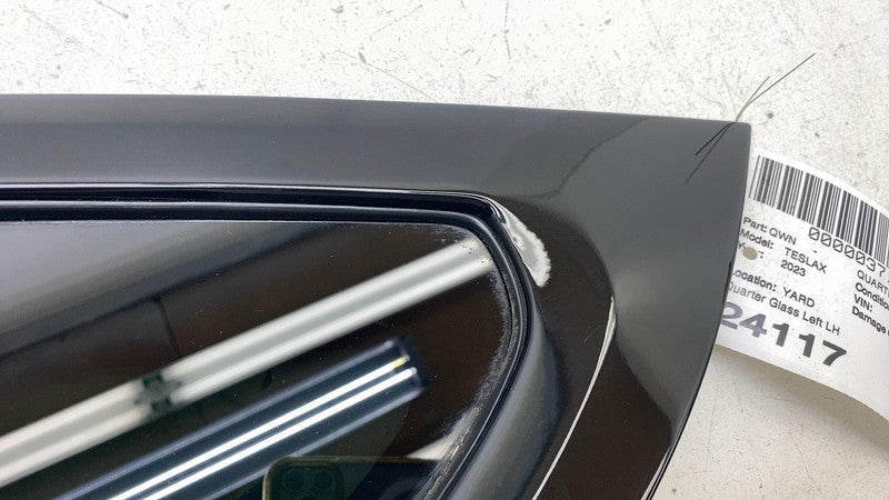 ⭕ 2021-2024 Tesla Model X Rear Driver Side Window QTR Quarter Glass Le