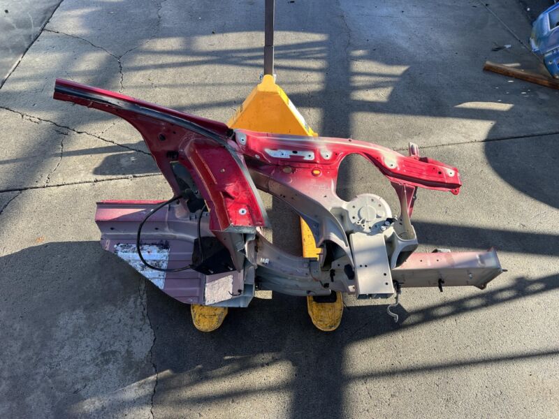 Does not apply 2012-2016 Tesla Model S Front Left Quarter Panel Fender Apron Frame Cut Red PPMR