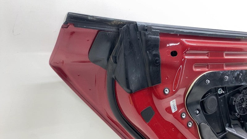 ⭕ 2017-2020 Tesla Model 3 M3 Rear Driver Side Door Shell Panel Left LH Red PPMR