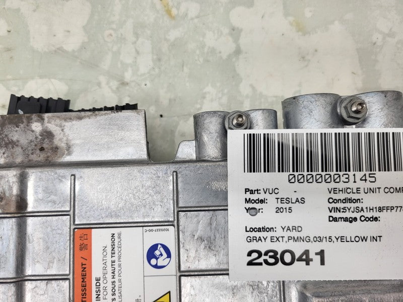 102115402J ⭕2012-2015 Tesla Model S MS Rear High Voltage Junction Box Lid Gen2 1021154-02-J