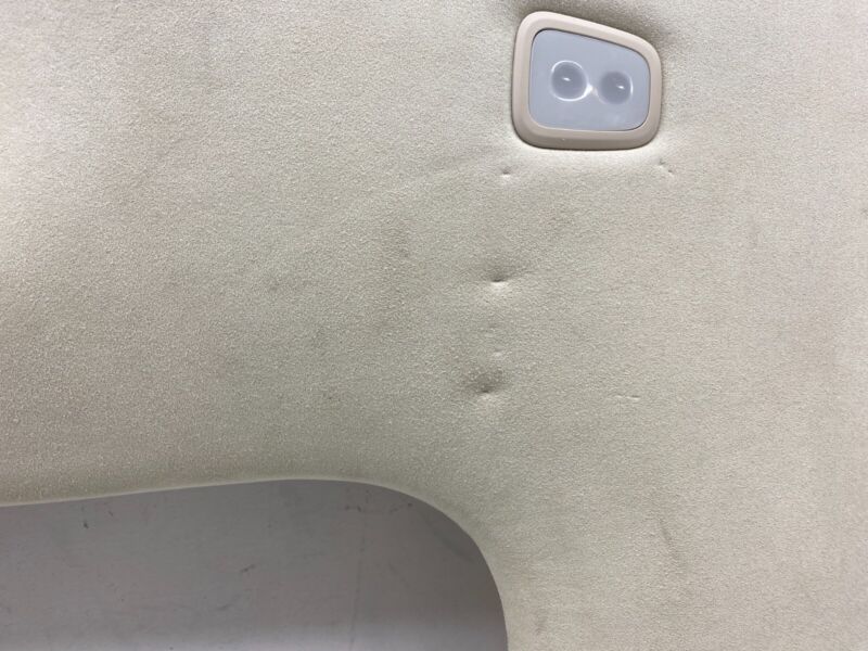 105392106H 2016-2020 Tesla Model X MX Overhead Roof Headliner Ceiling Cover Alcantara Cream