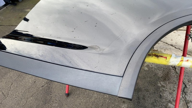 ⭕ 21-25 Tesla Model X Rear Driver Left Side Falcon Door Shell Panel Bl