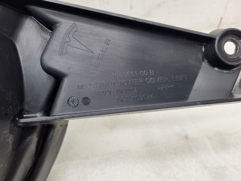 1060510-00-B ⭕16-20 Model S Left & Right Underhood Shock Tower Trim 1060510-00-B/1060511-00-B