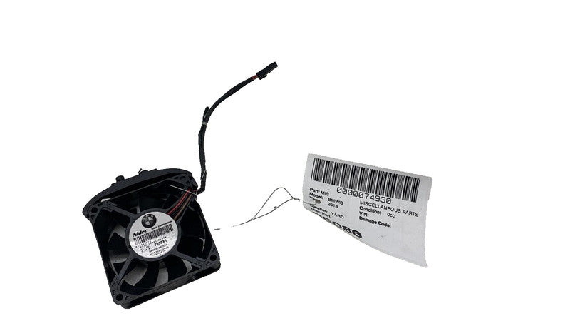 6983075 ⭕ 2014-2021 BMW i3 I01 Rear Trunk Amplifier Cooling Fan Blower Unit OEM 6983075