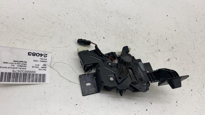 600757200E ⭕ 12-15 Tesla Model S Front Frunk Hood Lock Latch Secondary Release 6007572-00-E