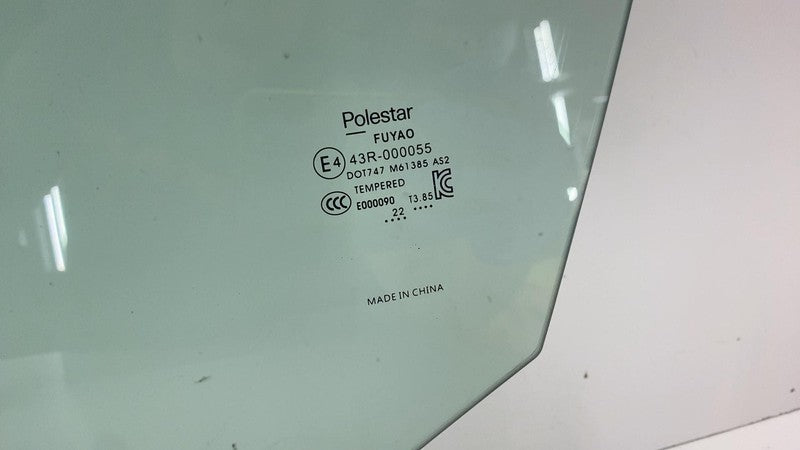 ⭕ 2021-2023 Polestar 2 Front Driver Side Door Glass Window Left LH PS2 Assembly