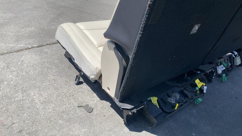 ⭕ 2016-2020 Tesla Model X Rear Left & Right 3rd Row Seat Leather White