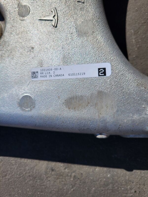 102141600A 2012-2020 Tesla Model S MS Rear Left or Right Suspension Lower Control Arm LH=RH