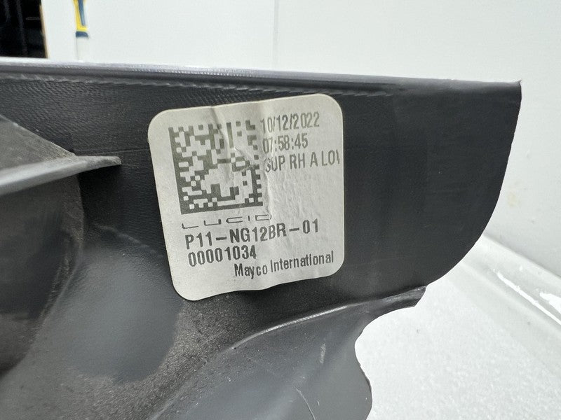 P11-NG12BR-01 ⭕ 2022-2024 Lucid Air Grand Touring Lower Right Side A-Pillar Trim P11-NG12BR-01