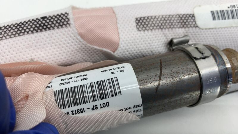 100526100D 2012-2020 Tesla Model S Driver Side Roof Curtain Safety Airbag Left Assembly OEM