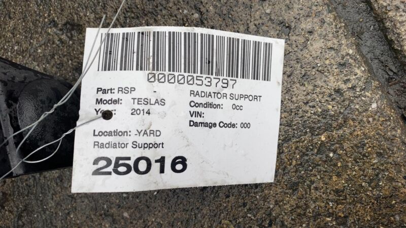 2012-2015 Tesla Model S MS Radiator Carrier Core Support Condenser Reinforcement