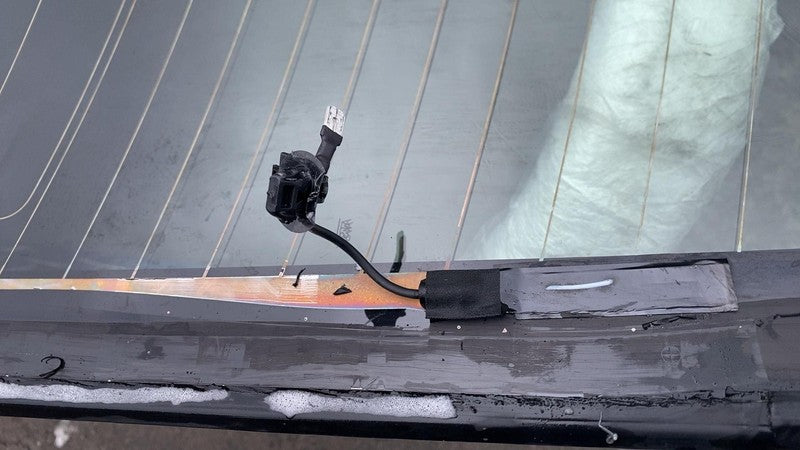 ⭕ 2021-2023 Tesla Model 3 Rear Trunk Panoramic Backlite Roof Glass Bac