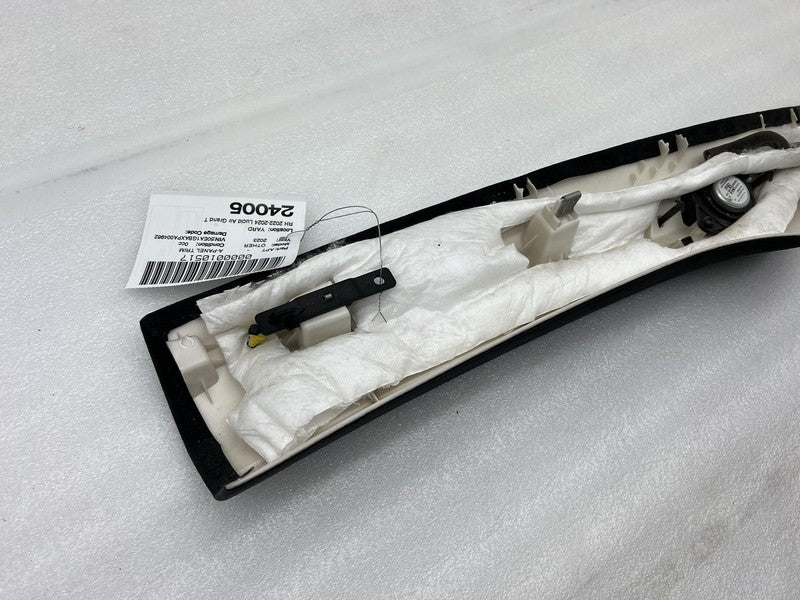 M11-008372-01 ⭕2022-2024 Lucid Air Passenger A-Pillar Cover Trim Upper Right OEM M11-008372-01