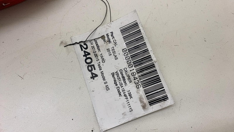 ⭕ 2012-2015 Tesla Model S Rear Side Caliper w/ Brake Hose Line Left 10