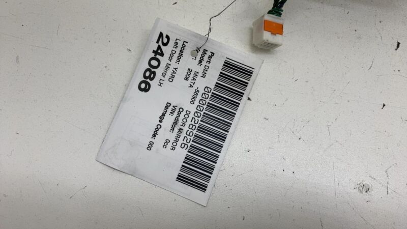 Does not apply 2006-2015 Mazda MX-5 Miata Front Left Side Door Side View Mirror Assembly OEM