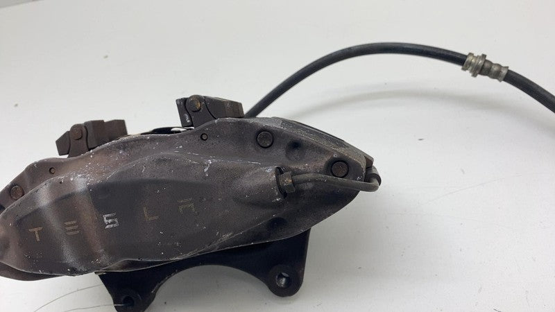 ⭕ 2012-2020 Tesla Model S Front Driver Side Caliper w/ Brake Hose Line