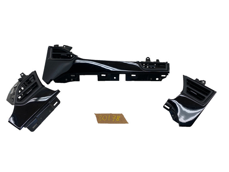 ⭕ 2012-2015 Tesla Model S SET of Dash A/C Air Vent Outlet Dashboard Trim Panel