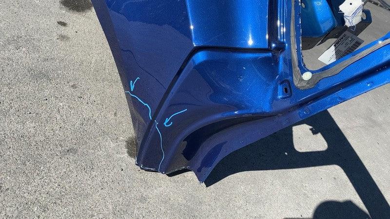 ⭕ 2017-2020 Tesla Model 3 Rear Right Quarter Panel Structural Cut Out Blue PPSB