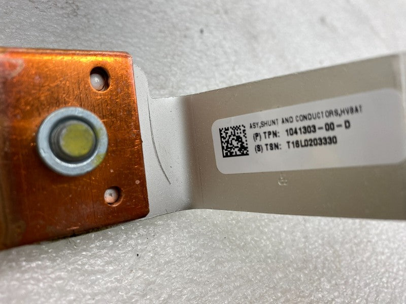 108502300A ⭕ 2016-2020 Model S High Voltage Battery Shunt Conductor w/ Bracket 1085023-00-A