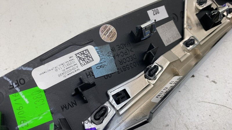 ⭕ 16-20 Model X Front & Rear Door Trim Decor Carbon 1035812-11-B / 103