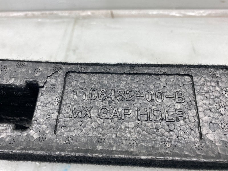 110643200B ⭕ 2016-2020 Tesla Model X MX Rear Trunk Boot Panel Foam Gap Hider 1106432-00-B