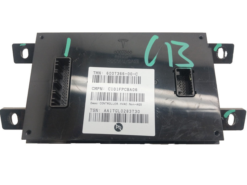 6007366 00 C ⭕ 12-20 Model S X A/C Heater Climate Control HVAC Controller Module 6007366-00-C