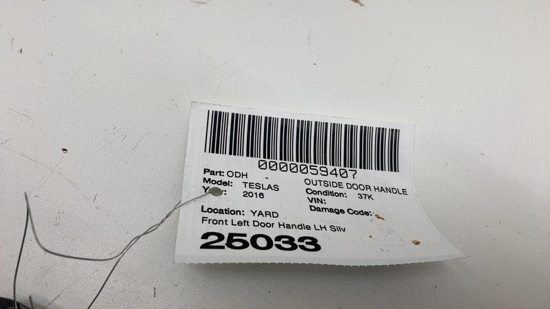 ⭕ 16-20 Model S Front Left Exterior Door Handle Outer Silver PMSS 1071