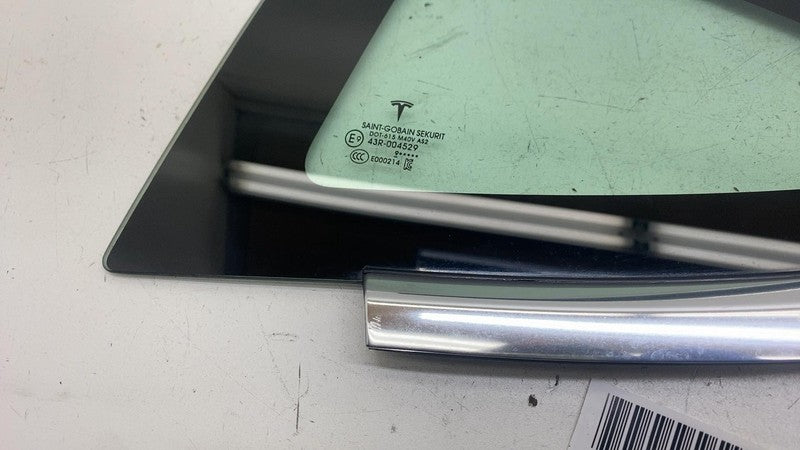 1080703-00 ⭕ 2017-2020 Tesla Model 3 Rear Left Quarter Fixed Window Glass LH OEM 1080703-00