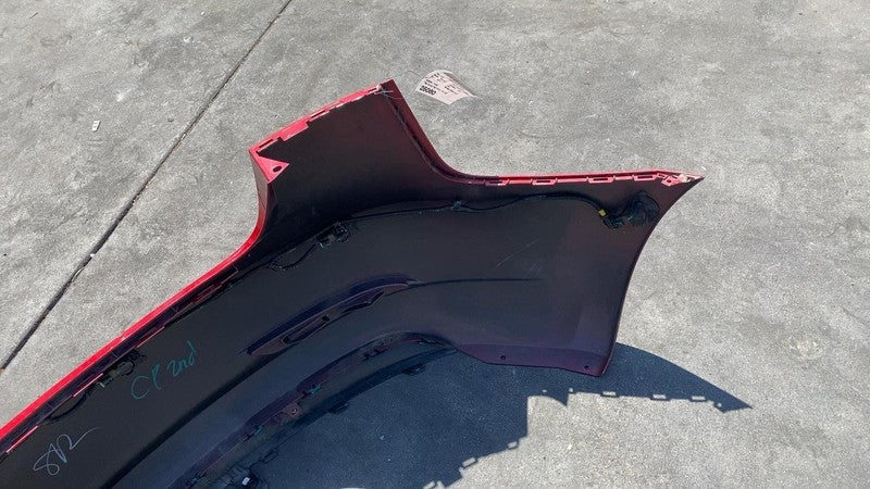 ⭕ 2017-2022 Tesla Model 3 Rear Bumper Cover w/ Park Sensor & Harness Red - PPMR