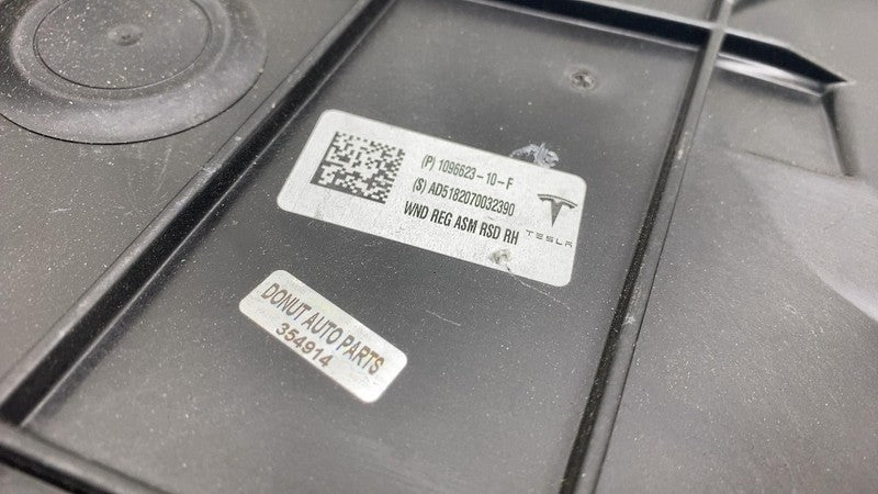 ⭕ 2017-2023 Tesla Model 3 Rear Right Door Window Regulator & Motor 109