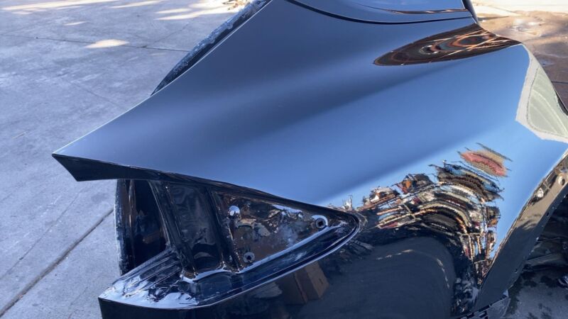 ⭕ 2021-2024 Tesla Model X Rear Passenger Quarter Panel Cutout Right Black - PBSB
