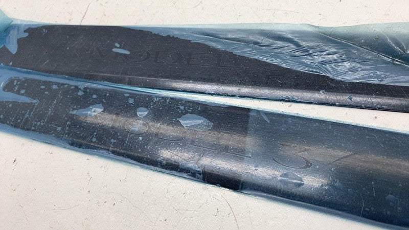 ⭕ 17-23 Model 3 Front Left & Right Door Sill Scuff Plate Trim Panel 15