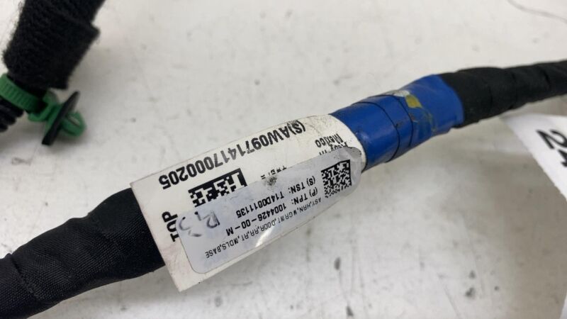 100442600M ⭕12-20 Tesla Model S Rear Door Wiring Harness Cable Wire Loom Right 1004426-00-M