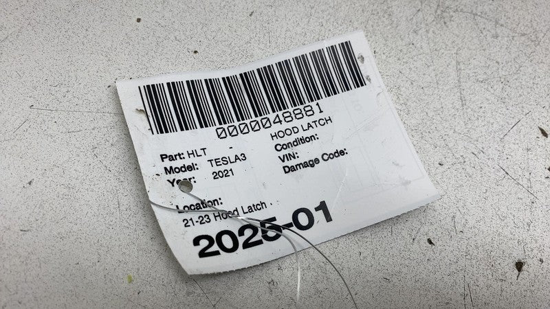 ⭕ 2021-2023 Model 3 Hood Latch Double Pull Single Actuator w/ Cable 15