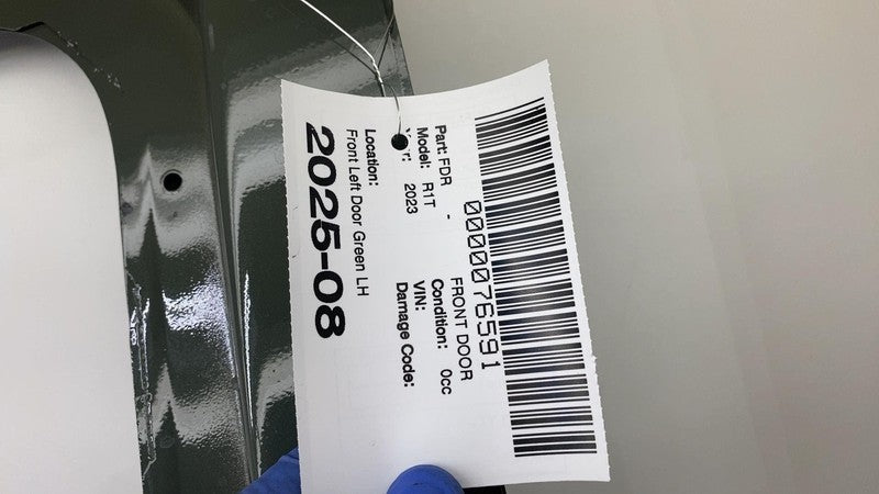 ⭕ 2022 2023 2024 Rivian R1T Front Driver Door Shell Panel Left LH Green Assembly